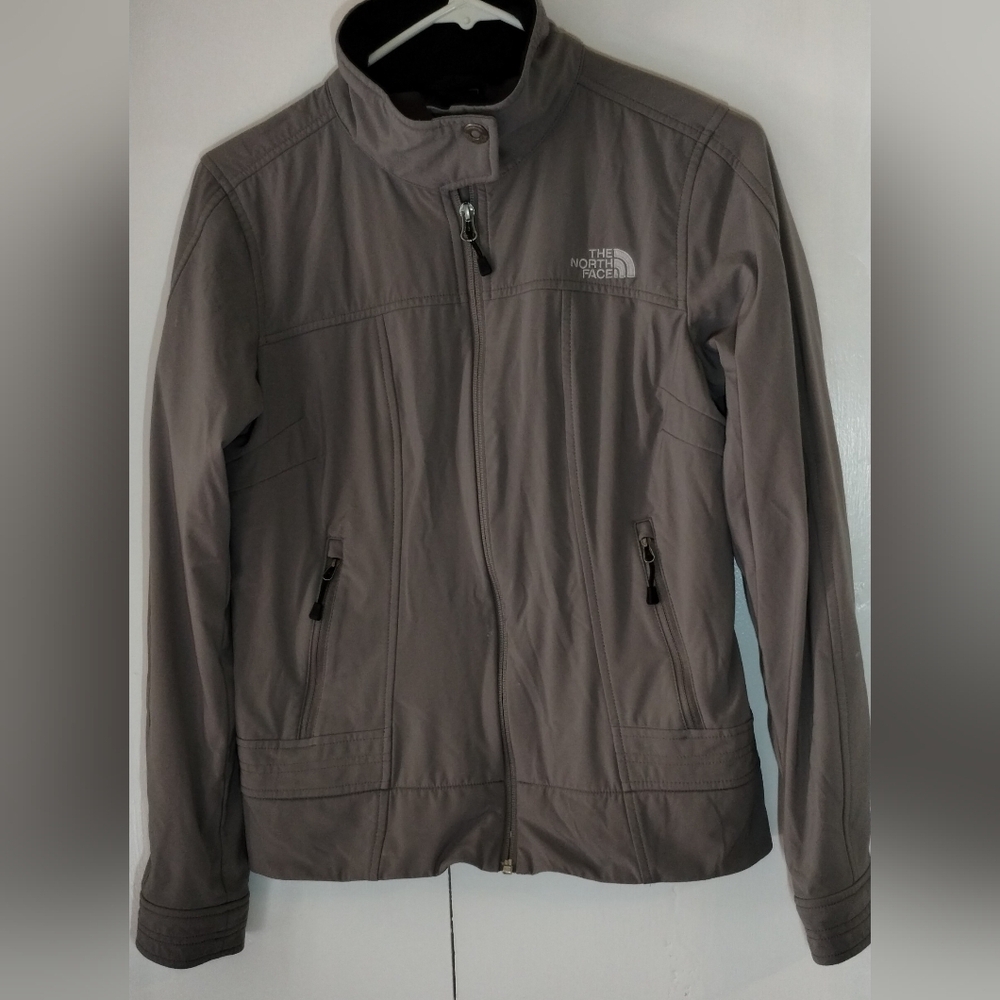 The North Face Women's Apex Softshell Jacket Sleeve Lined Gray Size (S/P)